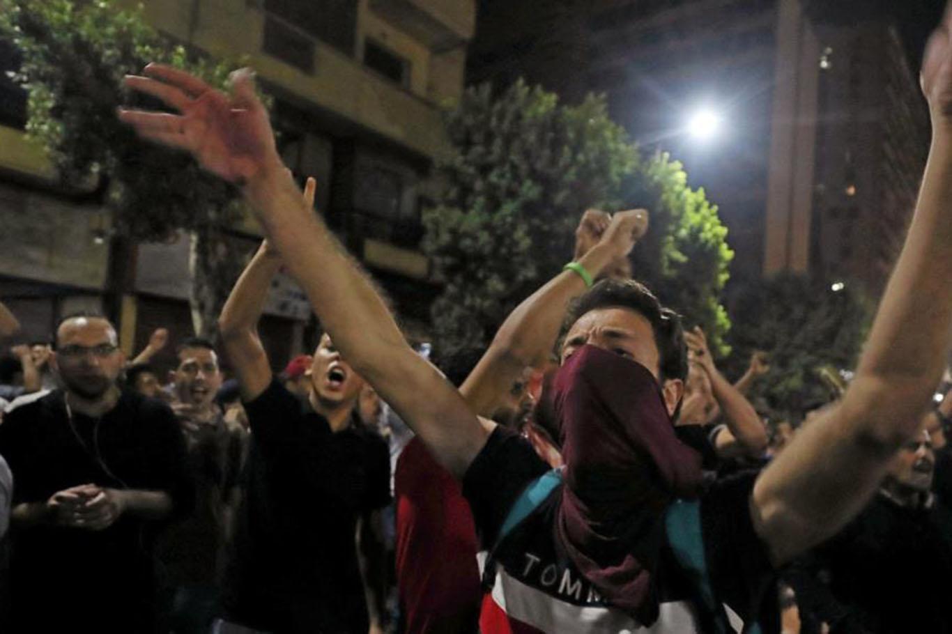 تظاهرات گسترده در مصر دیشب نیز ادامه داشت